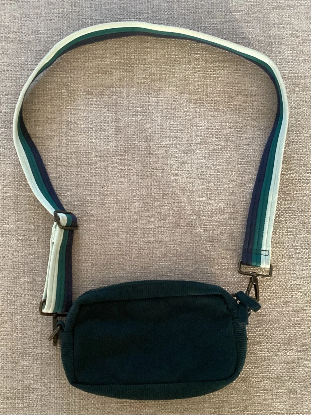 Marine Layer Corduroy Fanny Pack Crossbody Colorblock Strap